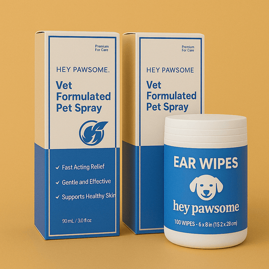 2 Spray Bottles + 1 Ear Wipes Bundle