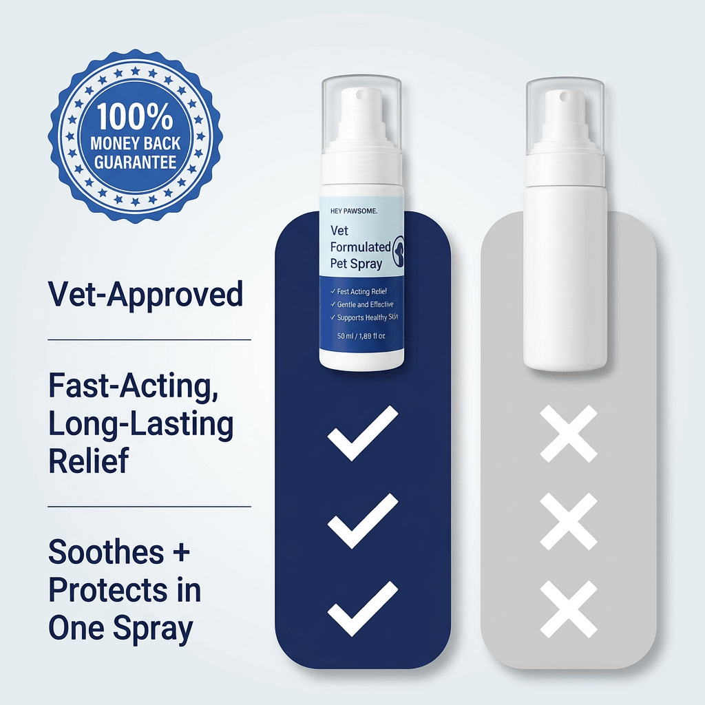 Vet formulated pet spray